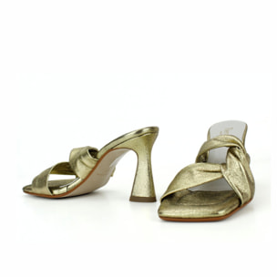 Sandalia nudo. Tacón de 7 cm