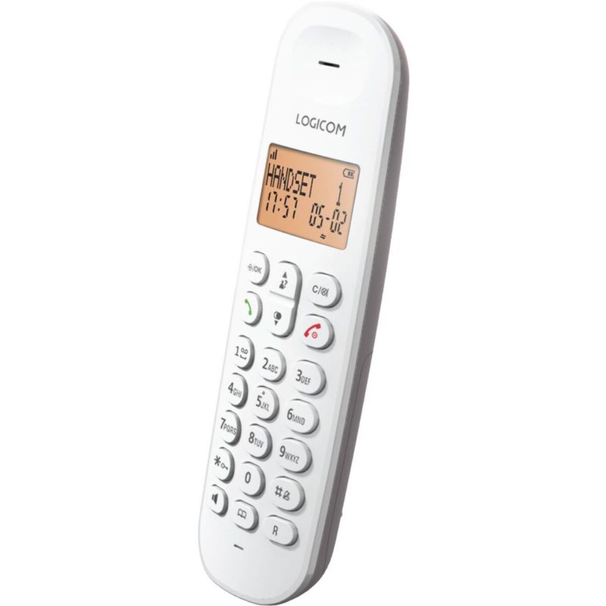 Téléphone sans fil LOGICOM Iloa Solo Taupe
