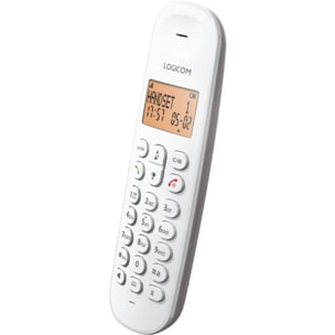 Téléphone sans fil LOGICOM Iloa Solo Taupe