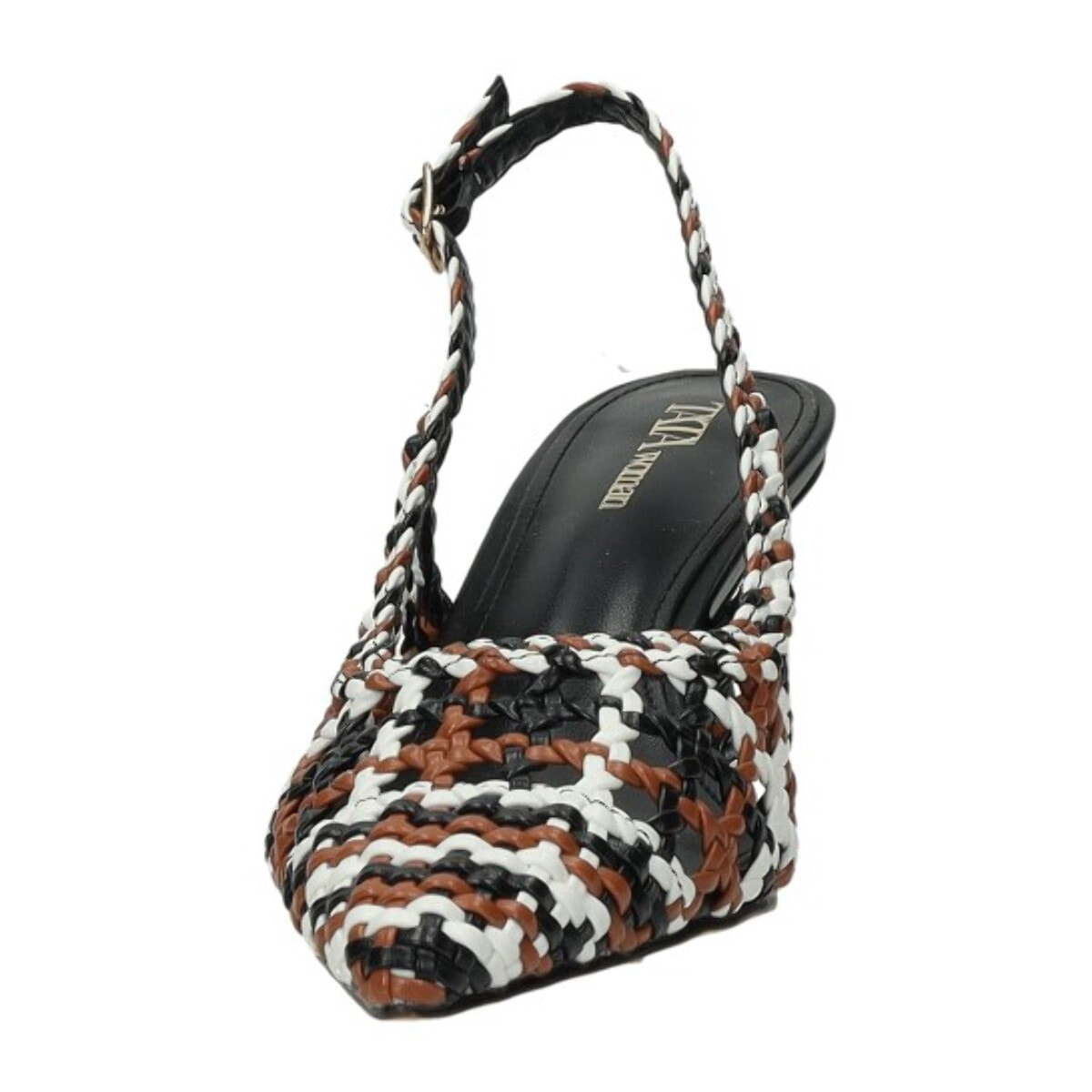 Décolleté sling back Donna Tata Italia Nero