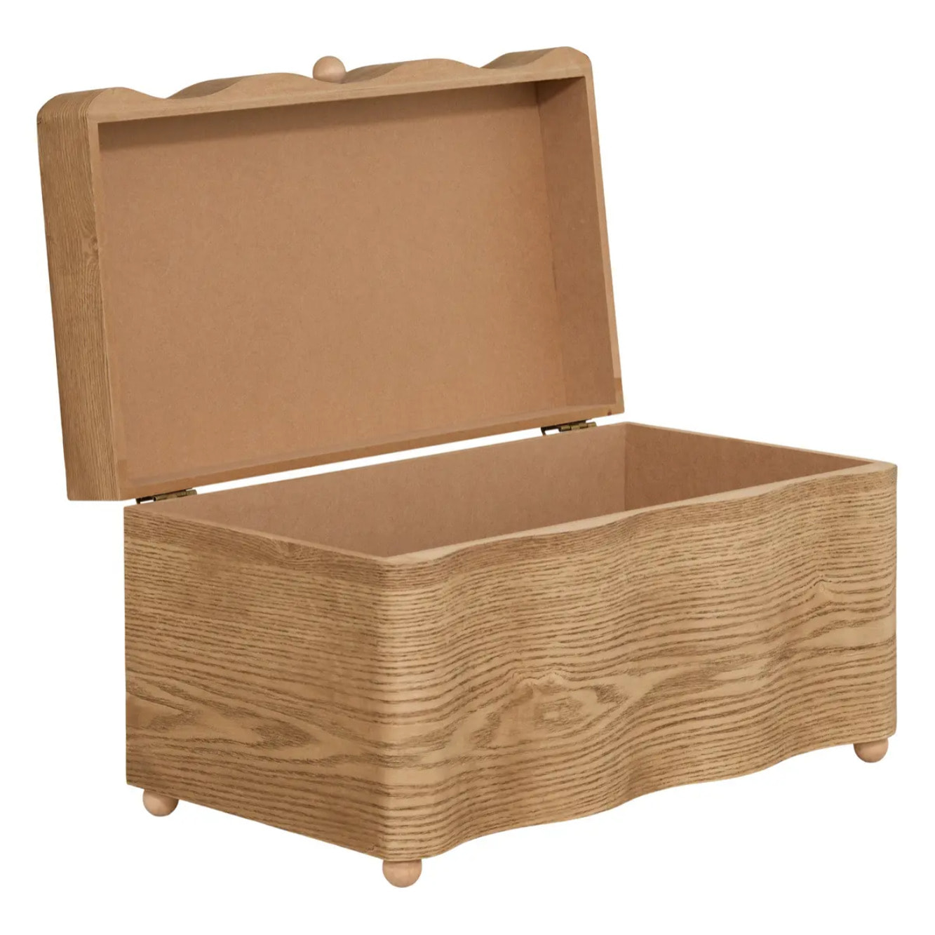Lot de 3 malles rectangulaires Nikita marron
