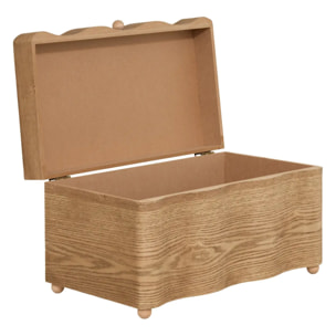 Lot de 3 malles rectangulaires Nikita marron