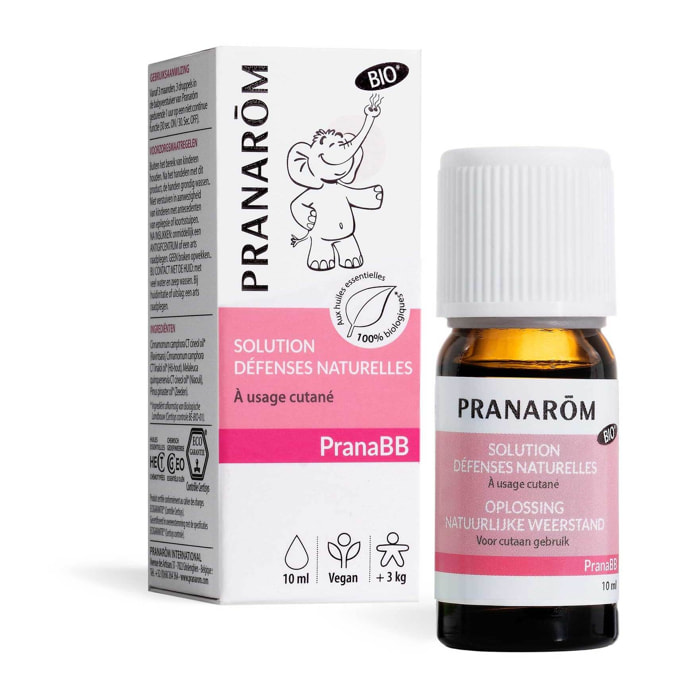Pranarom - Solution défenses naturelles pour bébé - Bio - 10 ml