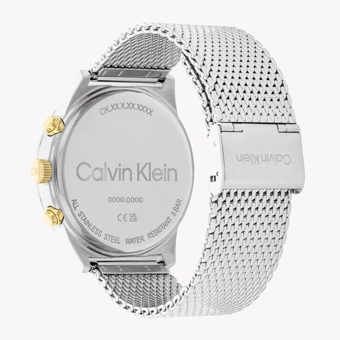 Reloj Calvin Klein 25200296 Hombre Analogico Cuarzo con Correa de Acero inoxidable
