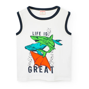 T-Shirt tricot sans manches  -BCI