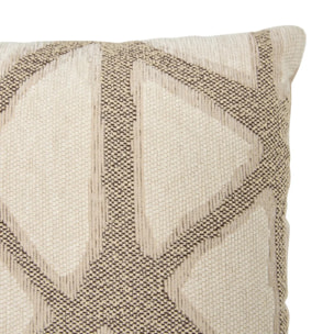 Coussin Dune 30x50cm jacquard beige