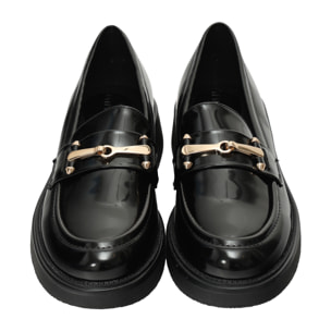 Mocassini con accessorio - tacco 4,0 cm