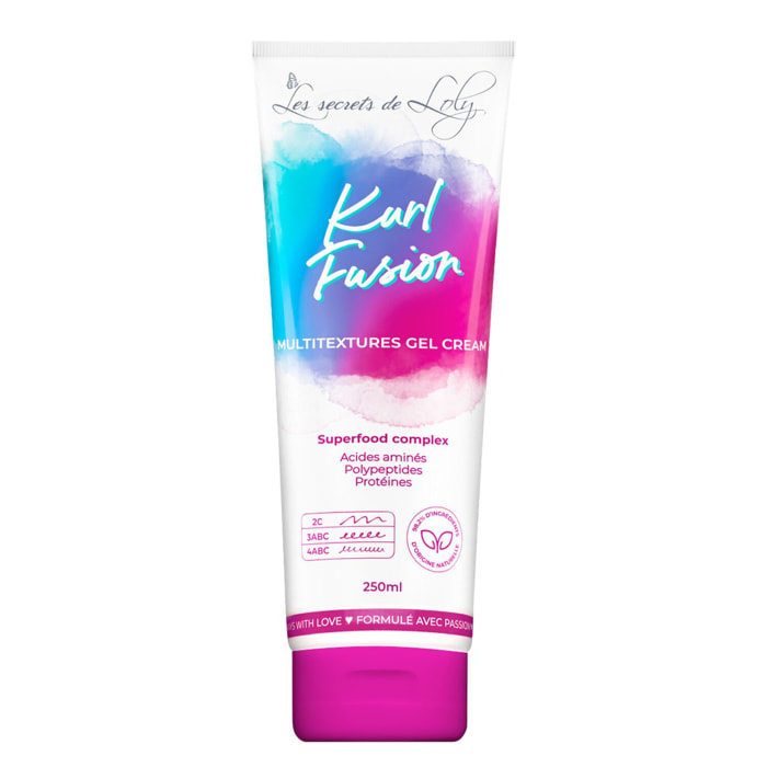 Kurl Fusion - Gel Crème Coiffant Nourrissant et Hydratant Multi-Textures 250ml