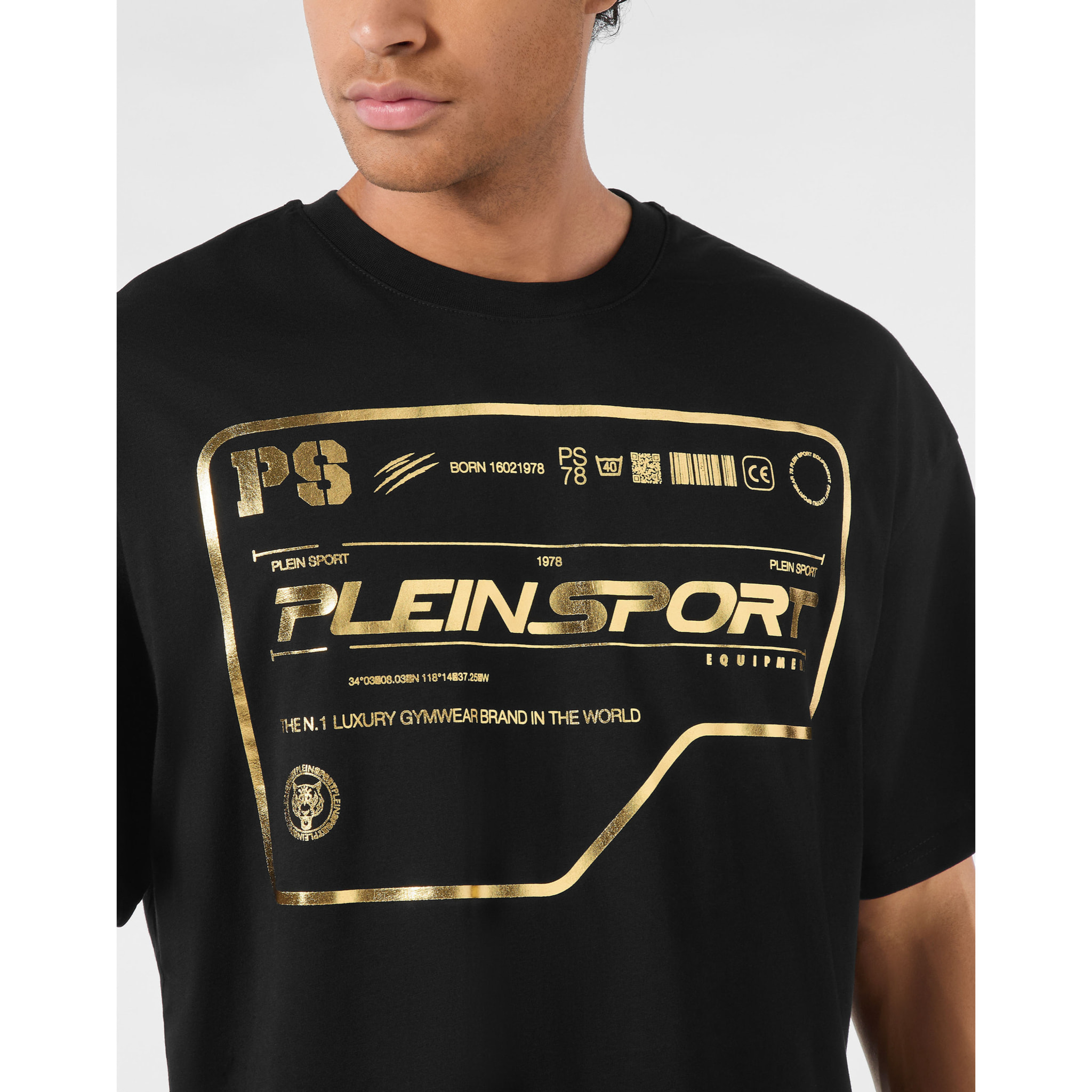 PLEIN SPORT Camiseta Cuello Redondo Ss