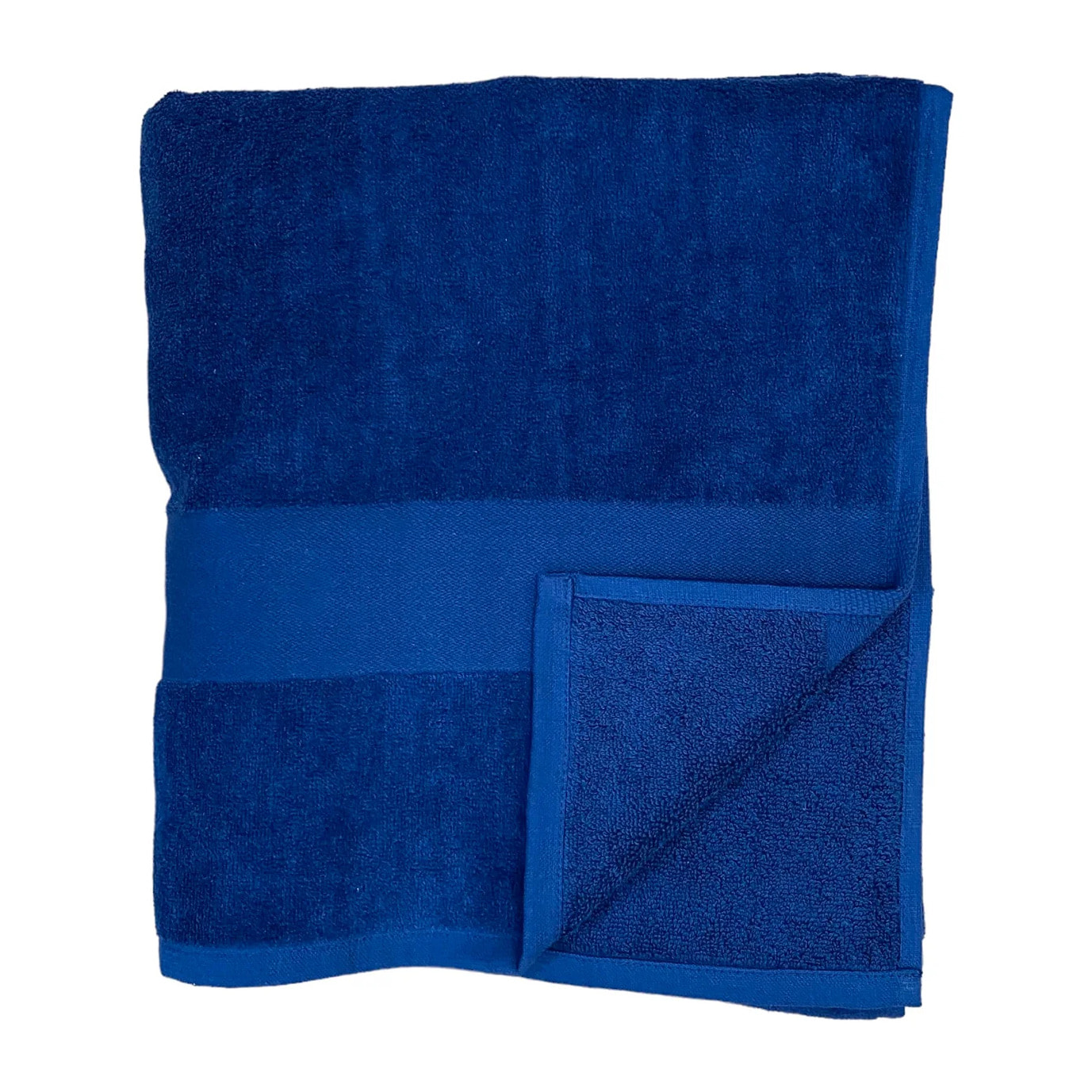 Serviette de bain éponge velours Classy Navy 90x180 500g/m²