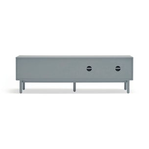 Mueble de televisión Corvo 2 puertas y 2 cajones de 180cm crema