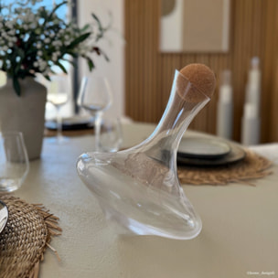 Toupie - Carafe 1.3 L avec bouchon en bois