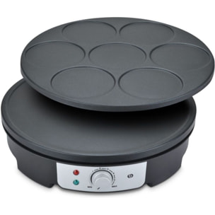 Crêpière ESSENTIELB ECPM4 2 en 1 grande crêpe et mini crêpes