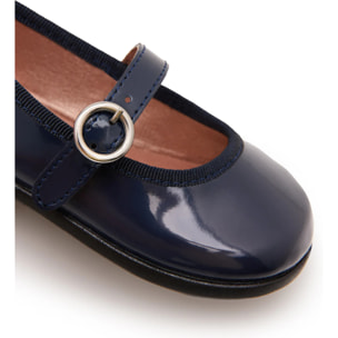 Bailarinas de Bebé Barrette Azul Marino