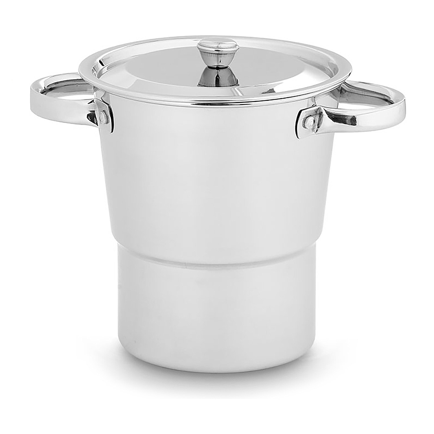 Cuscusiera in acciaio inossidabile con capacità di 2,5 L.