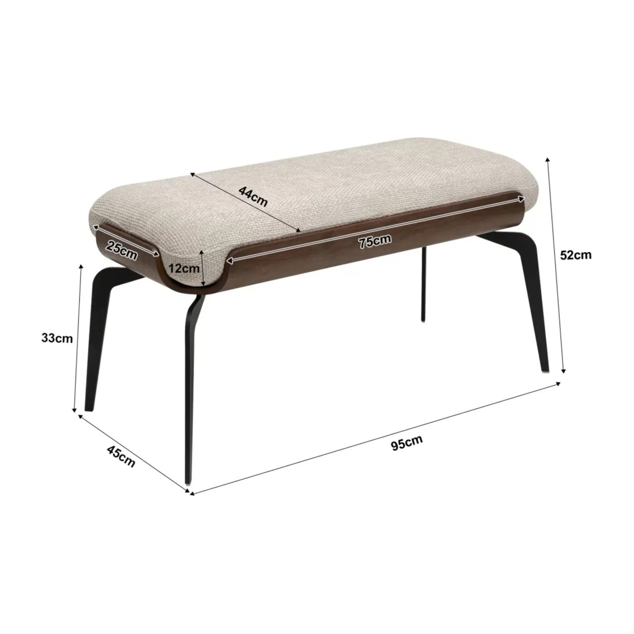 Banc Marc 95cm Kare Design