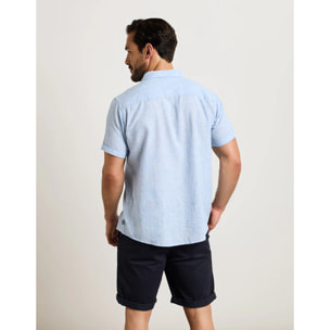 Camisa Manga Corta Azul Claro - Elan