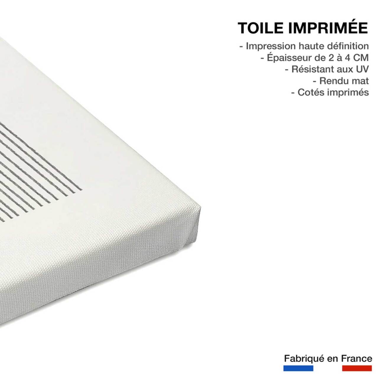 Tableau geometrique composition no 7  Toile imprimée