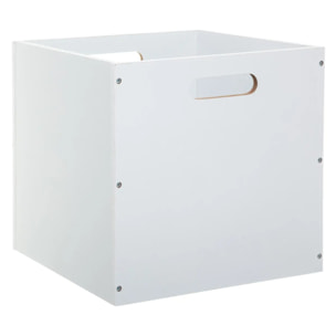 Panier 31x31cm "Mix N' Modul" bois blanc