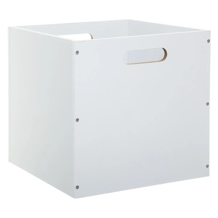 Panier 31x31cm "Mix N' Modul" bois blanc