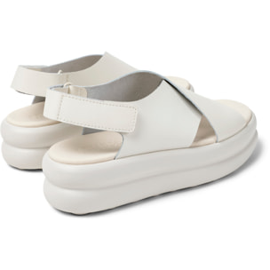 Sandali - CAMPER Pelotas Flota Up - Bianco - Pelle liscia