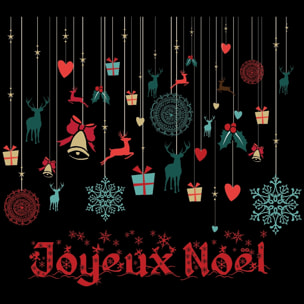 Sticker Noël décoration joyeux noël - Autocollants stickers adhésifs noël - décoration fêtes