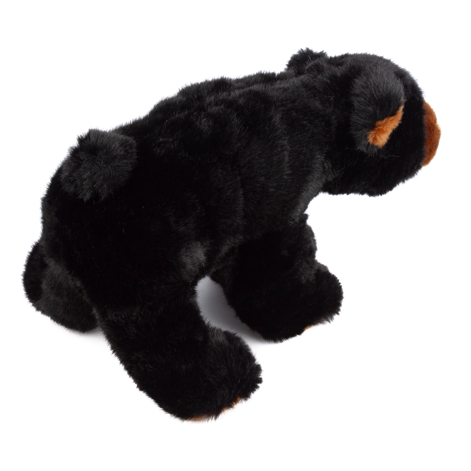 Peluche extrasuave y mullido. Diseño oso negro. 30 cm.