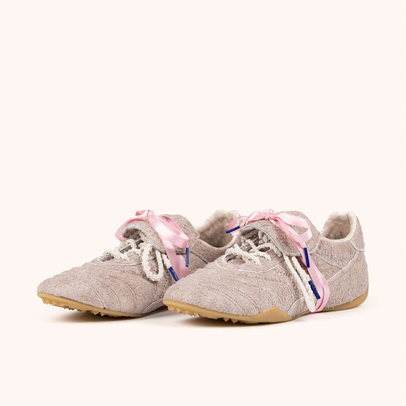 Zapatilla Retro-Futuro con Textura Yeti y Cintas Rosa MUNICH MUNDIAL STRADA YETI 05