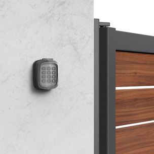 Kit sécurité motorisation connectée à bras articulés Orane Connect avec batterie de secours et digicode