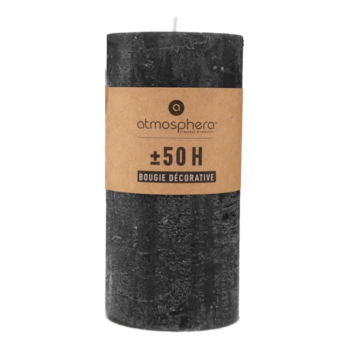 Bougie rustique noir 445g