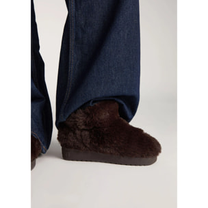 Botas de Mujer Estilo Australianas con Forro de Pelo Nordic Full Fur Marrón