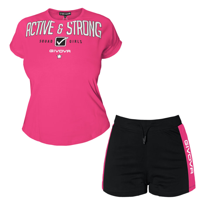 Completo Set Donna GIVOVA Corto Cotone