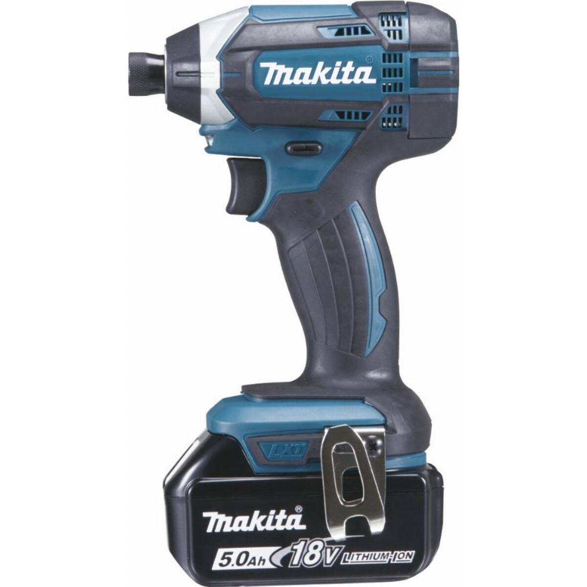 Visseuse à chocs 18 V LXT 165 Nm - MAKITA - avec 2 batteries 5Ah - chargeur - MAKPAC - DTD152RTJ
