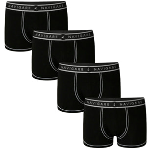 Boxer Uomo Navigare, Art.712 Nero 4 pezzi