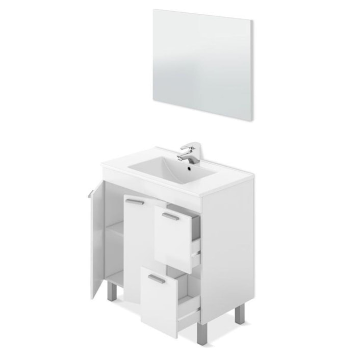 Mueble de baño Aktiva Blanco Brillo