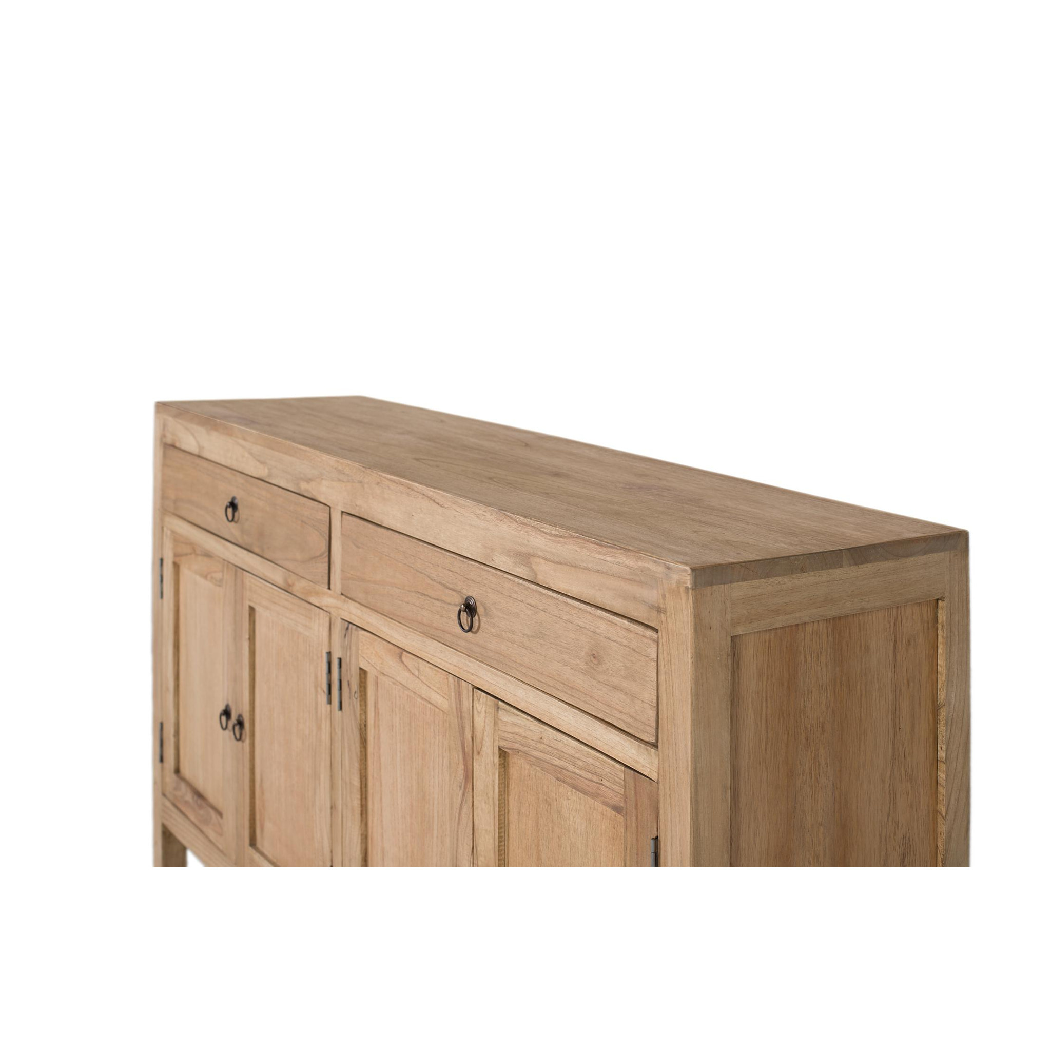Aparador de Madera de Mindi Estilo Rústico Moderno