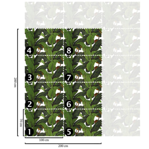 Carta da Parati Foglie di Banano