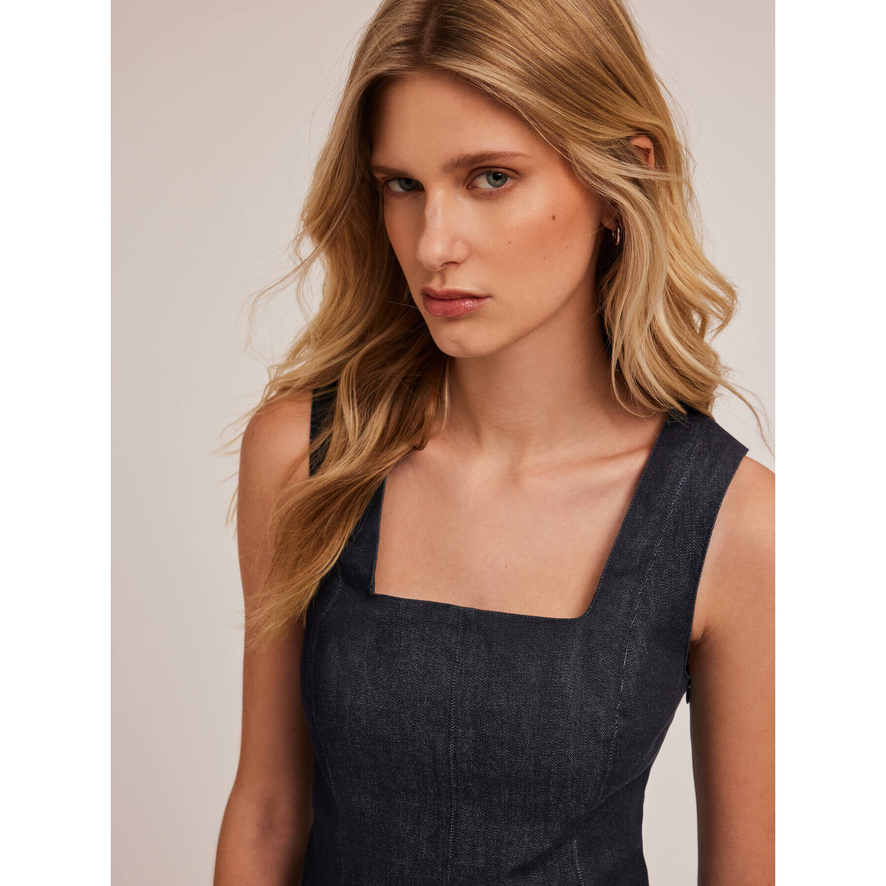 Motivi - Vestito mini in denim - Blu