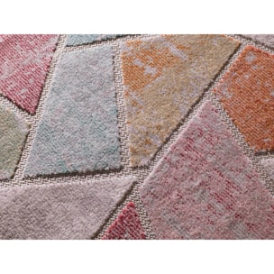 SOLEY Alfombra de exterior-interior con relieve multicolor, varias medidas disponibles