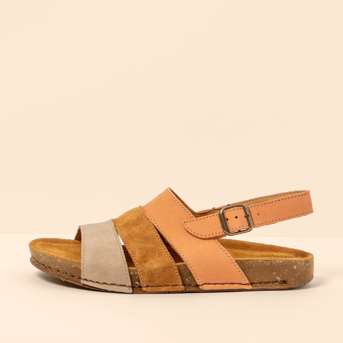Sandalias N5798 MULTI LEATHER MULTI PEACH/ BALANCE color Multi peach
