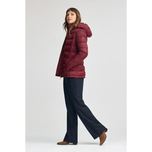 Chaqueta ultralight granate con logo Polo Club