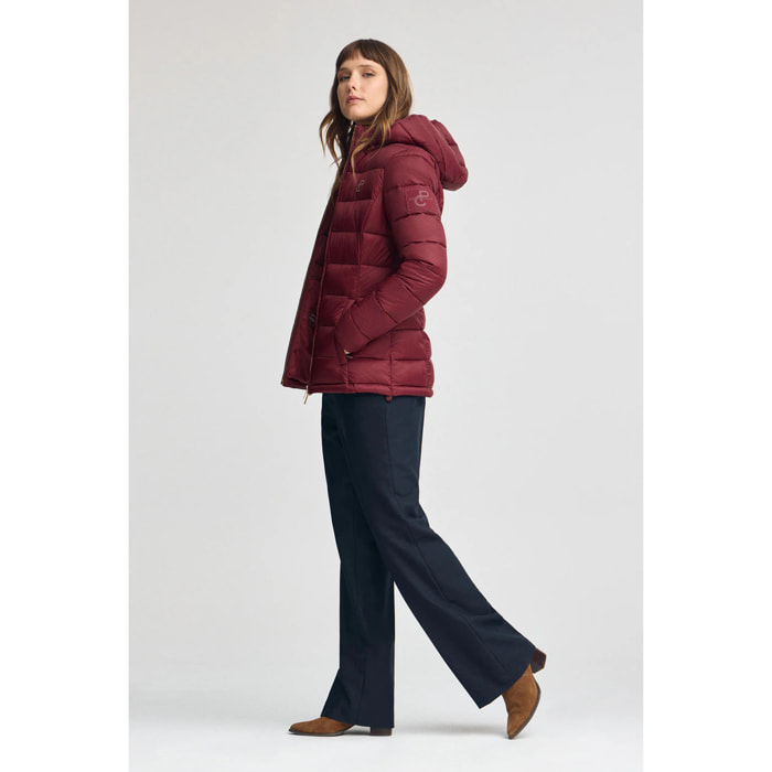 Chaqueta ultralight granate con logo Polo Club