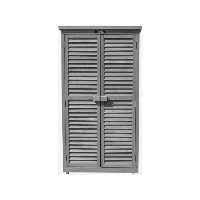 Armoire de jardin "Space" - 87 x 46.5 x 160 cm - Anthracite