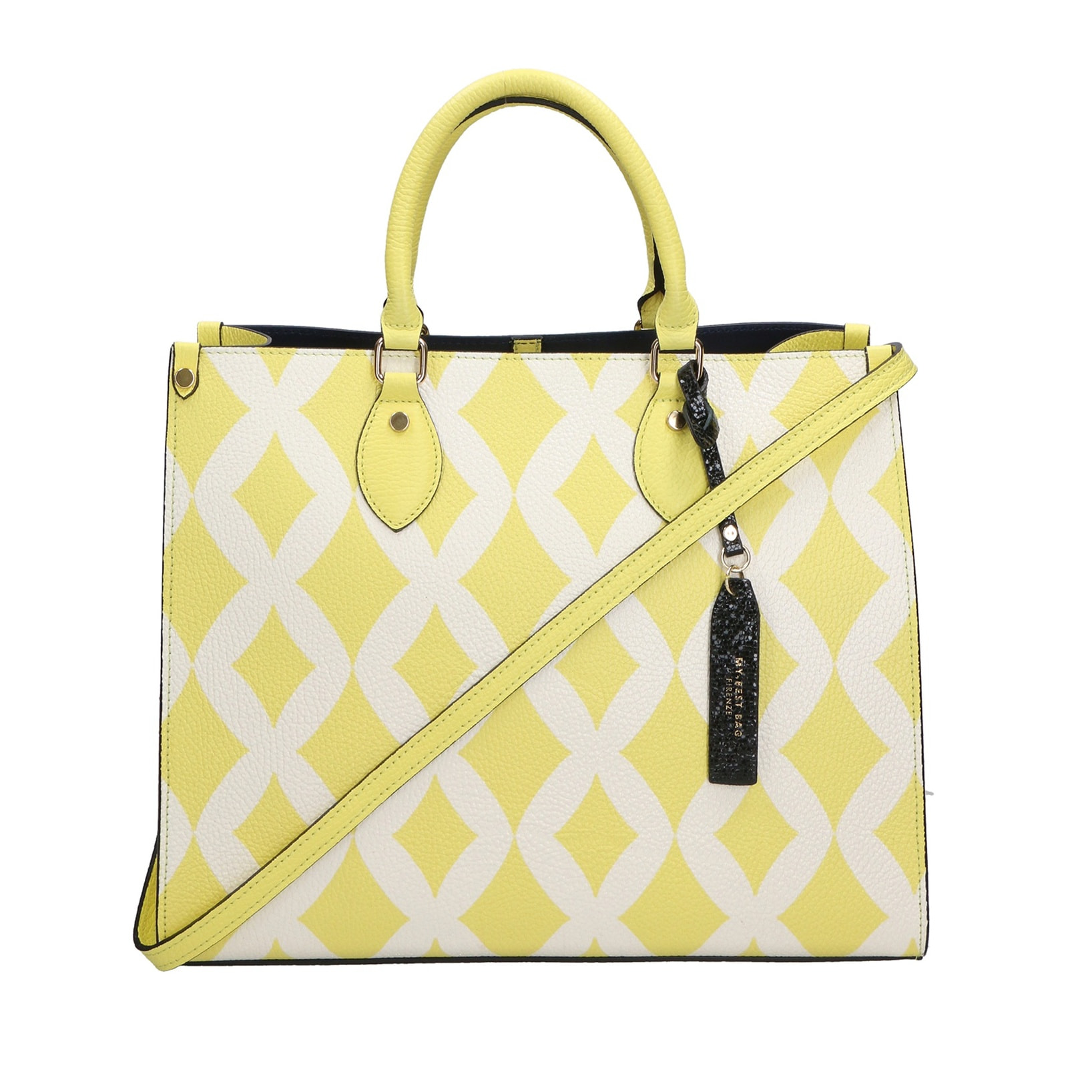 Borsa a mano da donna - Modello False - Vera pelle - 35.0 x 29.0 x 15.0 cm