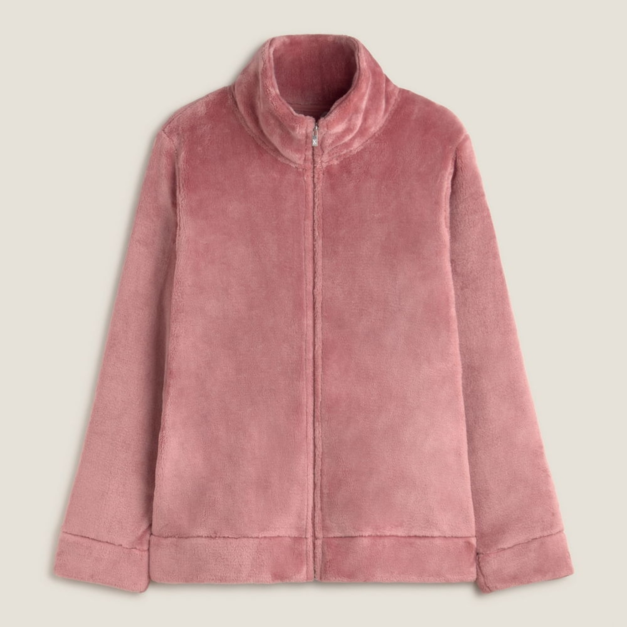 Chaqueta polar cremallera Est color rosa oscuro Poliéster