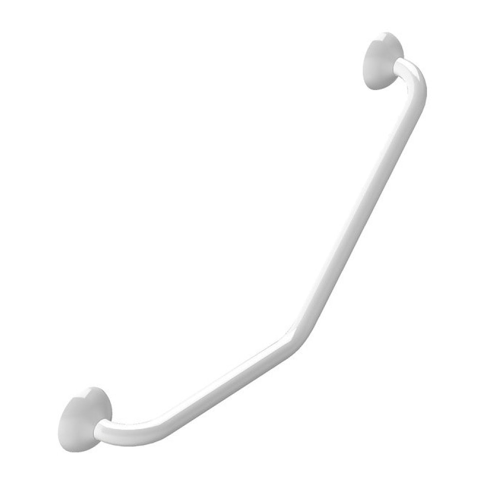 Barre D'appui Coudée HEWI PMR - Blanc, 295x325 Mm, Réf 80222200, Salle De Bain