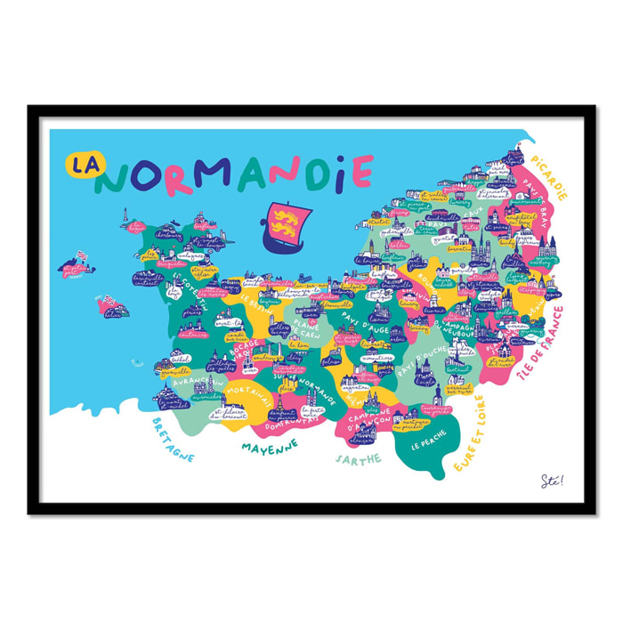 Affiche - Normandie - Sté!