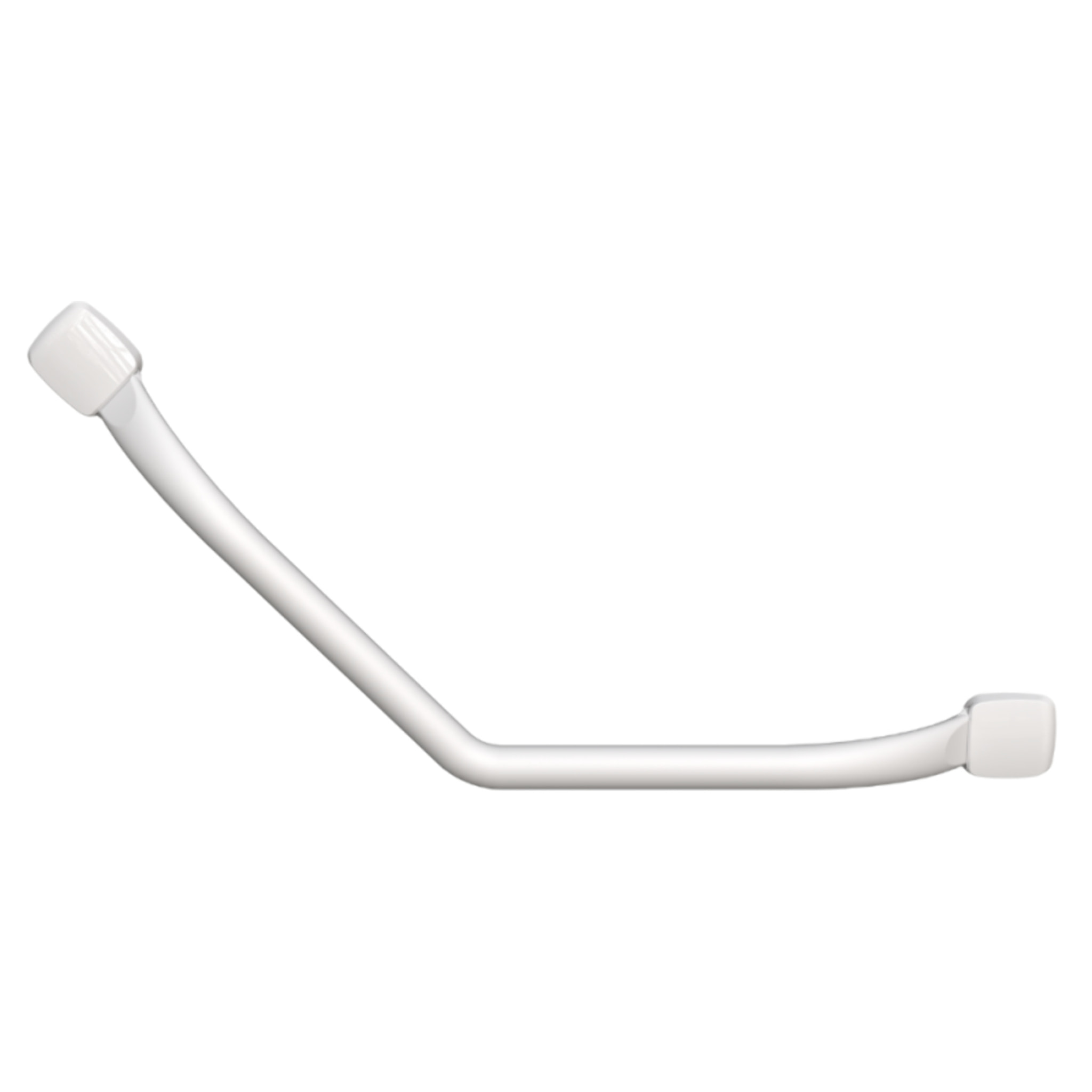 Barre d'appui coudée 135° PELLET Mana Blanc brillant