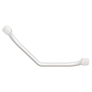 Barre d'appui coudée 135° PELLET Mana Blanc brillant