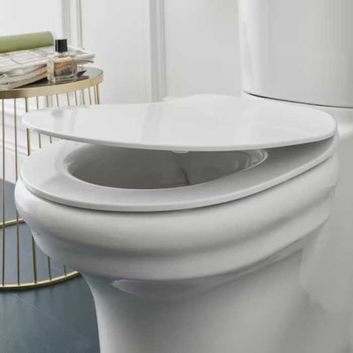 Abattant WC extra-plat Cléo 1889 à descente progressive et déclipsable blanc